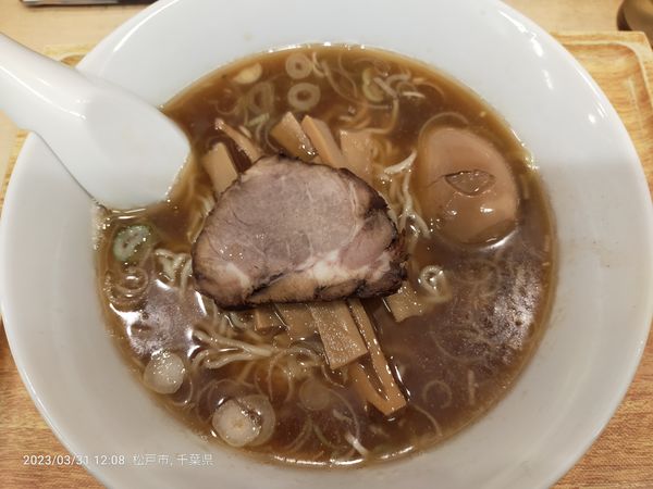 「ラーメン　味玉」@大勝 松戸店の写真