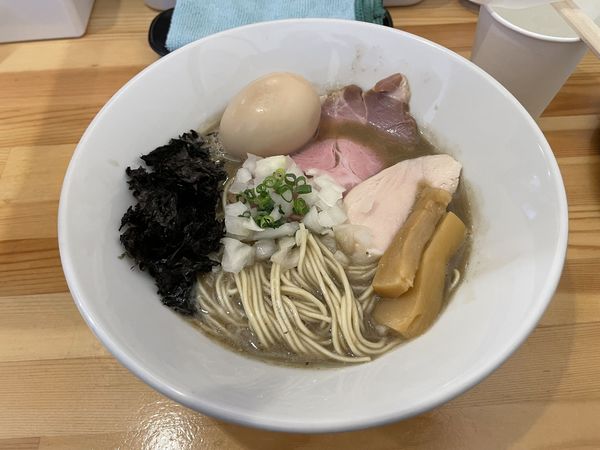 「濃厚煮干らーめん＋味玉」@煮干らーめん 川むらの写真