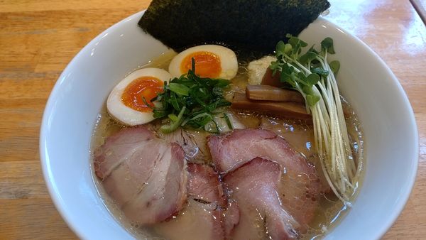 「特製塩そば（全部のせ）1200円税込」@麺処 いち林の写真