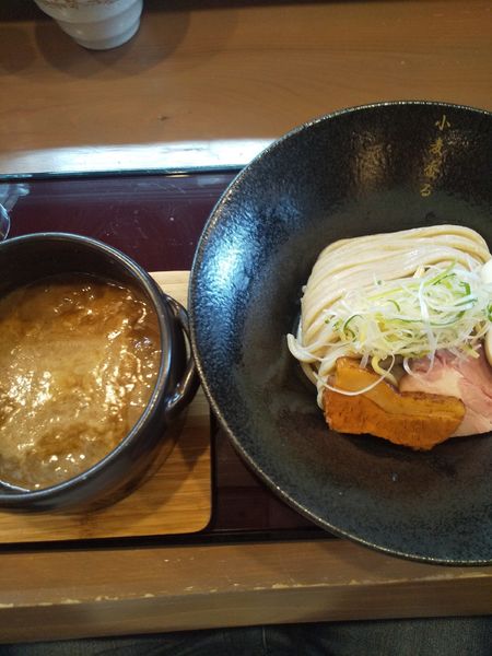 「焼きあご濃厚つけ麺（味玉付き）」@小麦と焼きあご すぐれの写真