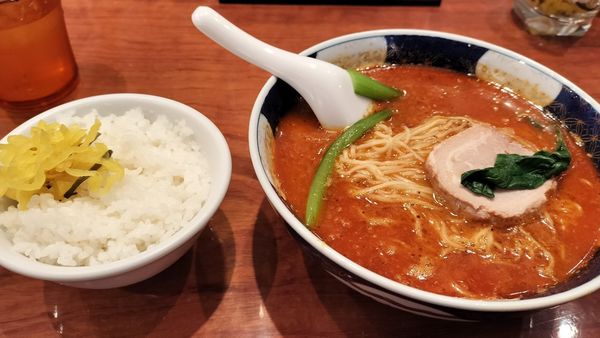 「だんだんめん　大辛」@支那麺屋 日比谷よかろうの写真