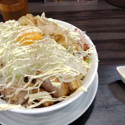 邪道ラーメン汁なし小（豚2枚）