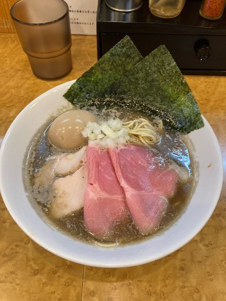 「特性純煮干しそば＋和え玉(魚)」@中華そば 児ノ木の写真