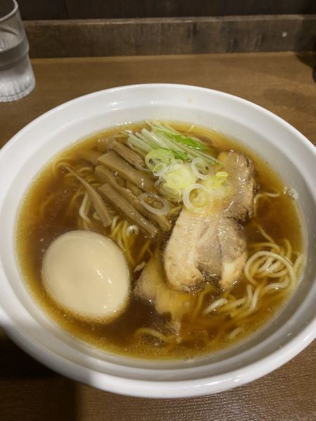 「しょうゆ味玉らーめん」@らーめん 水澄の写真