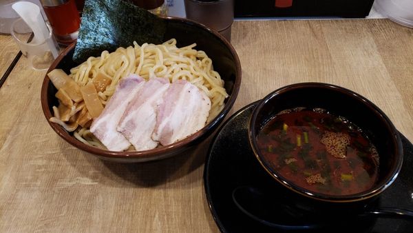 「辛味つけ麺 大盛り」@横浜家系らーめん そしが屋の写真