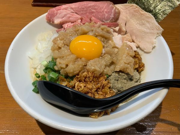 「煮干油そば」@亀戸煮干中華蕎麦 つきひの写真