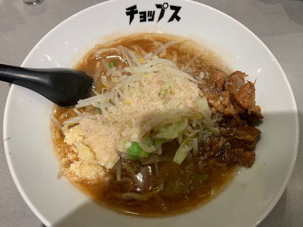 「ラーメン 中」@まぜそば 渋谷 チョップスの写真