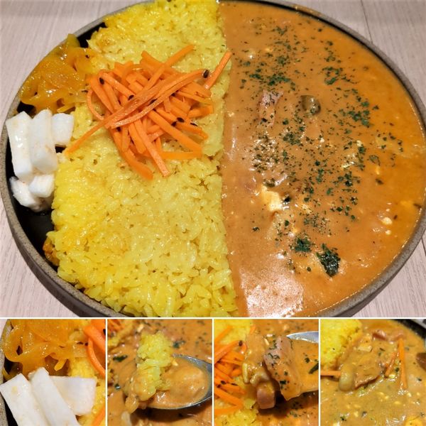 「シャンピニオンカレー(限定)　1100円」@スパイスパレットの写真