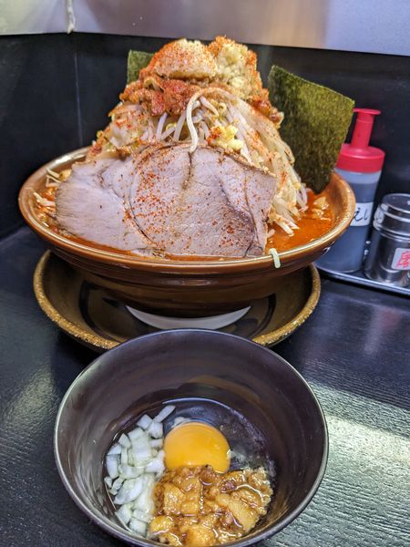 「魚火麺（MM、15辛）＋味噌＋大盛＋大盛＋GTO」@僕との麺の写真