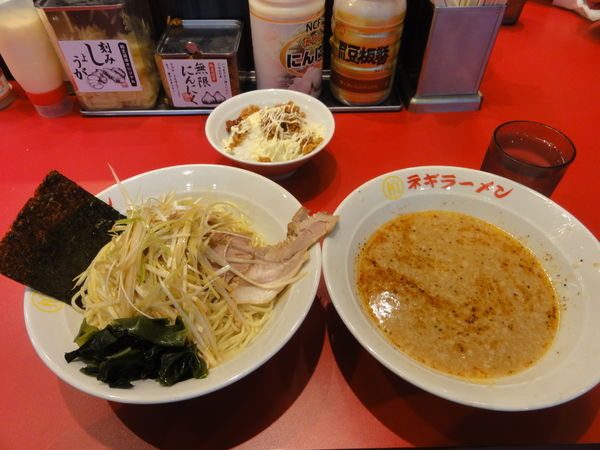 「ネギつけ麺大盛」@柏ネギラーメン 柏本店の写真