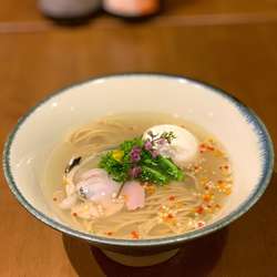 地はまぐりと真鯛の塩そば