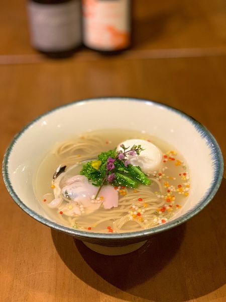 「地はまぐりと真鯛の塩そば」@麺処 図鑑の写真
