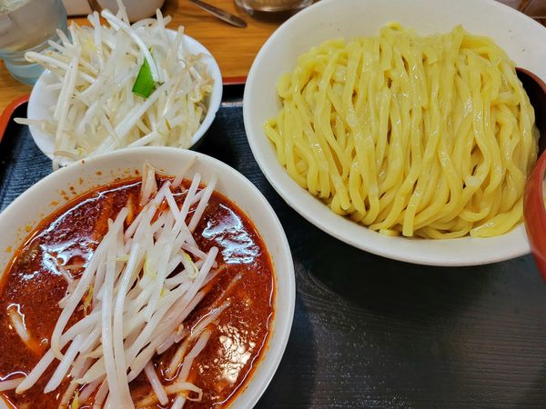 「辛味噌つけ麺大盛(野菜大盛)」@味噌麺処 花道庵の写真