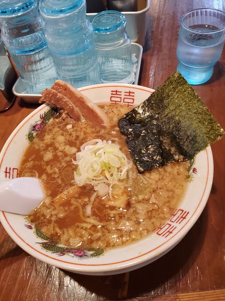 「角煮らーめん（醤油とんこつ）」@東京豚骨拉麺 汁力の写真