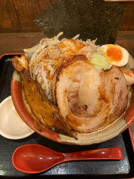 「正宗式味噌二郎MAX(大盛り)」@煽り味噌らーめん 正宗の写真