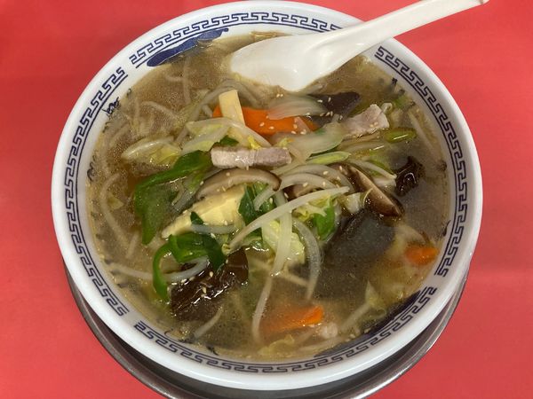 「タンメン　550円(本日10食限定価格、通常660円)」@富久栄楼の写真