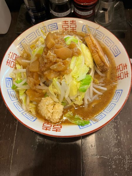 「【限定】濃厚G豚骨醤油 900円」@まるふじ食堂の写真