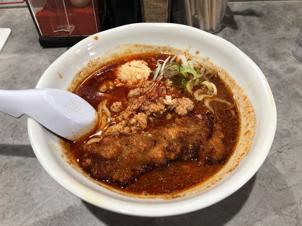 「旨辛魚」@旨辛ラーメン表裏 高田馬場店の写真