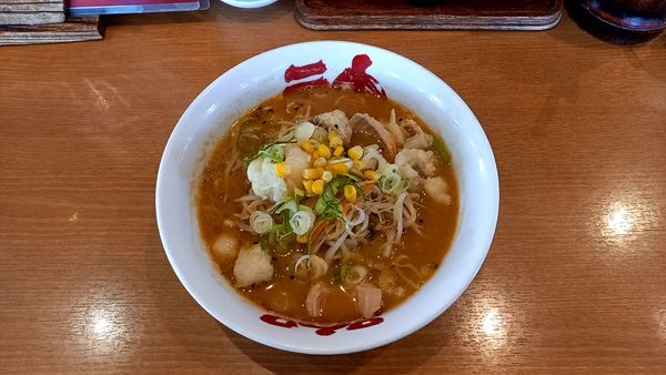 「みそもつラーメン」@拉麺屋 神楽 出雲店の写真