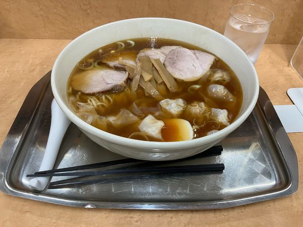 「ワンタンチャーシュー麺」@一ノ割大勝軒の写真