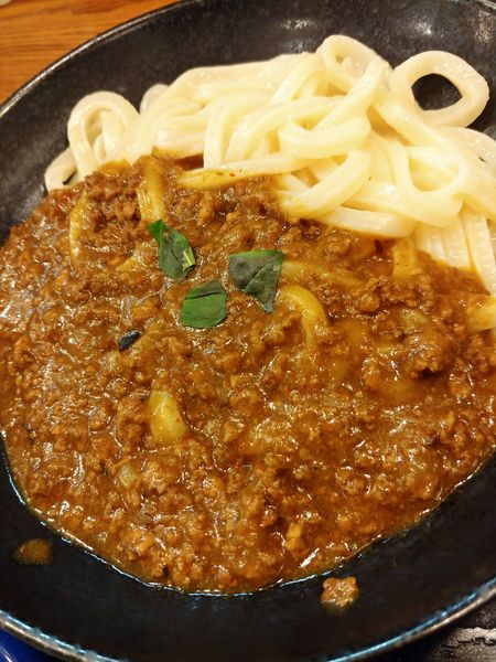「キーマカレーうどん」@さぬき手打うどん 銭形の写真