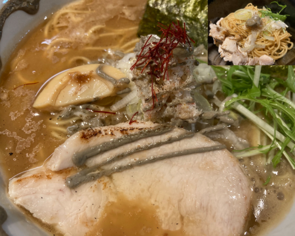 「濃厚蟹白湯らあめん+特製和え玉」@蟹らあめん 一本道の写真