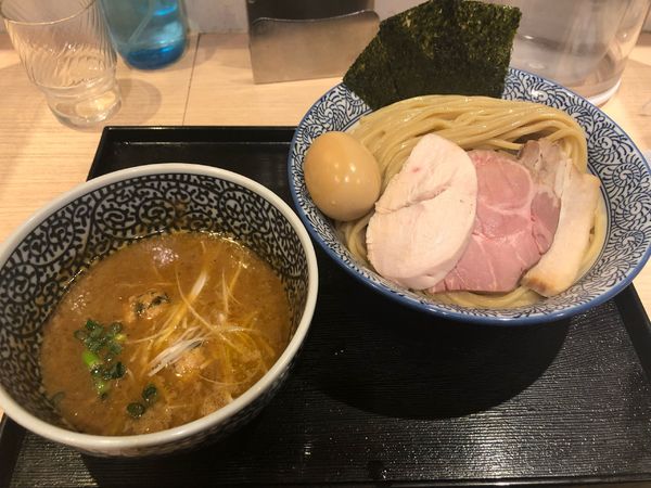 「特製濃厚魚介つけ麺＋大盛り」@麺屋 一燈の写真