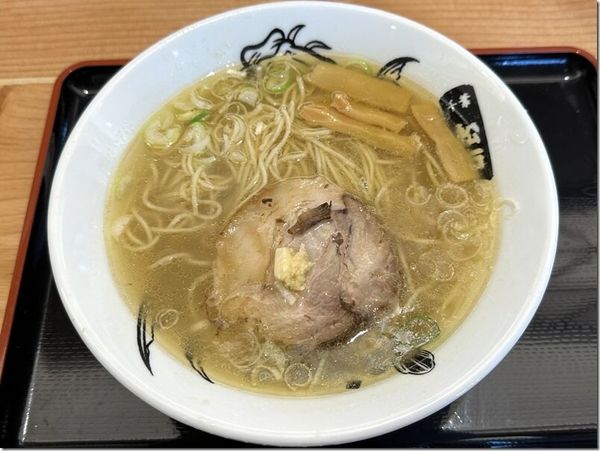 中華そば塩（並）（にんにく少し）