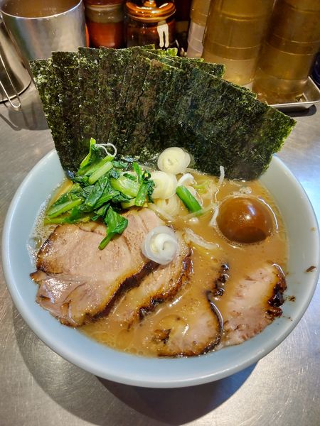 「チャーシューメン＋のり､味付玉子」@とんこつラーメン 藤参の写真