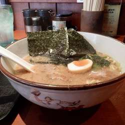 豚骨醤油　ラーメン　ハーフ