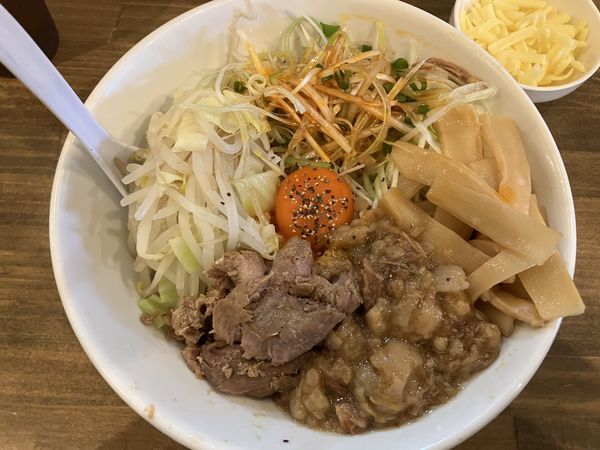 「汁なし」@男気らーめん アカギの写真