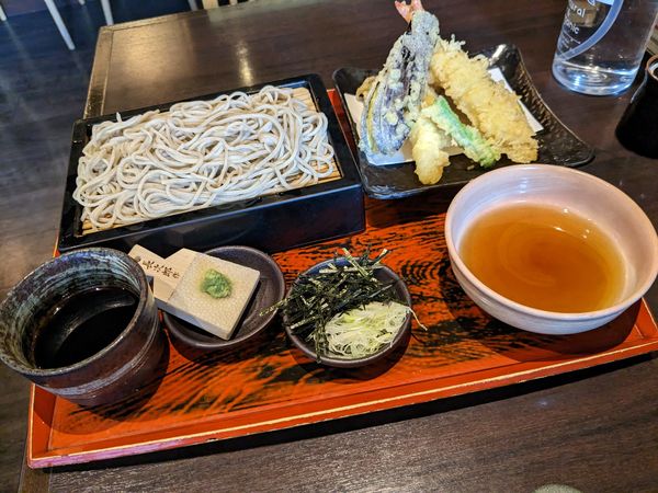 「海老天ざる蕎麦」@九頭龍蕎麦の写真