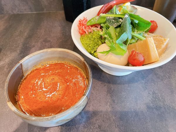 「味玉EBIトマトつけ麺」@つけ麺 GAKUの写真