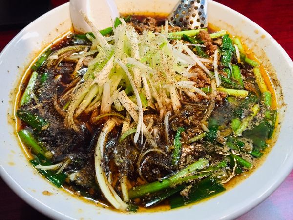 「【限定】ピリ辛ニラソバ【910円】」@鶏こく中華 すず喜の写真