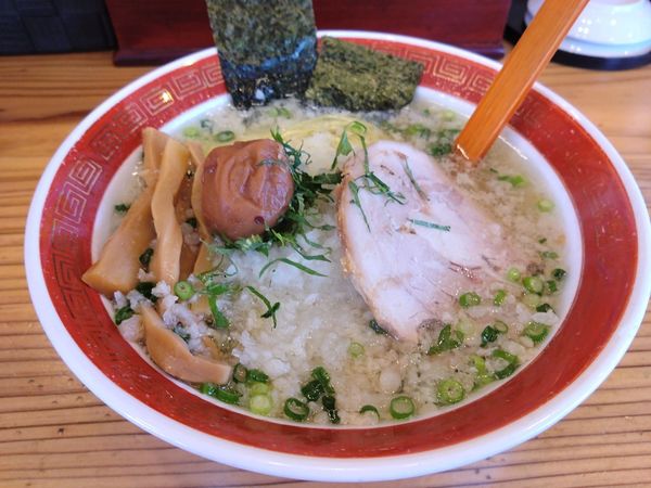「梅みぞれラーメン」@中華そば 浜田屋 県庁店の写真