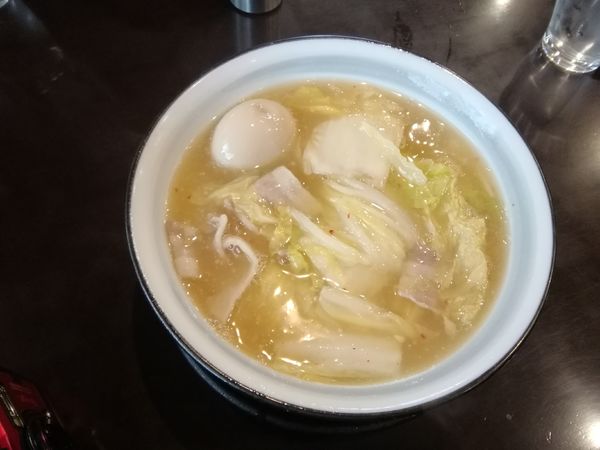 「冬季限定　ぽかぽか白菜ラーメン(900円)」@らーめんつけ麺 吉田商店 本店の写真