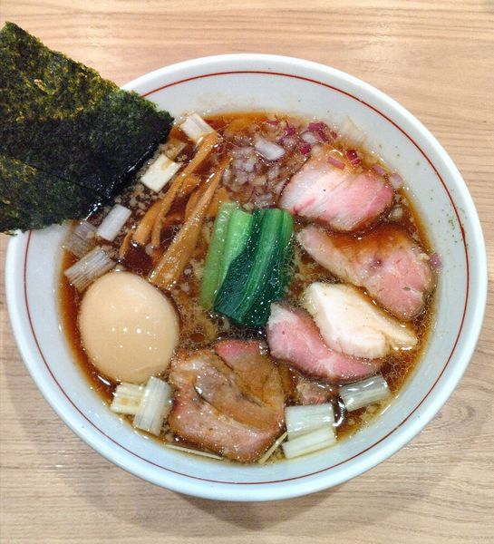 「特製手揉み中華そば(醤油) 1250円」@麺処 にし尾の写真