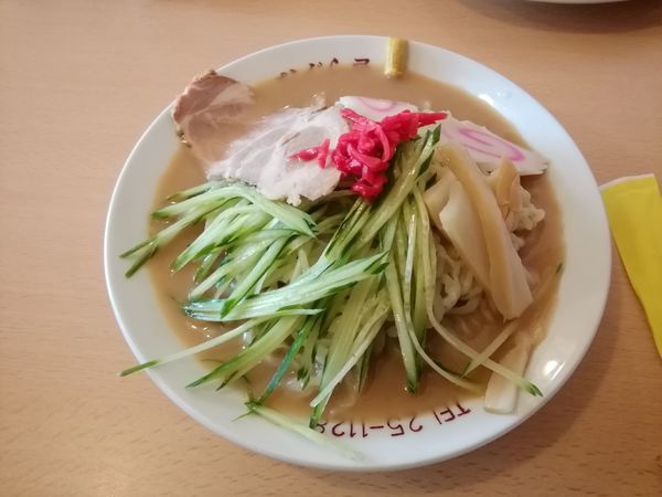 「季節限定　冷やしラーメン」@おぐら屋の写真