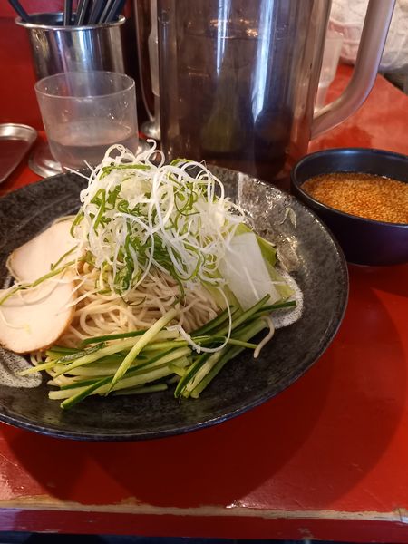 「広島つけ麺並(醤油だれ、１辛)￥889」@廣島つけ麺本舗 ばくだん屋 本店の写真