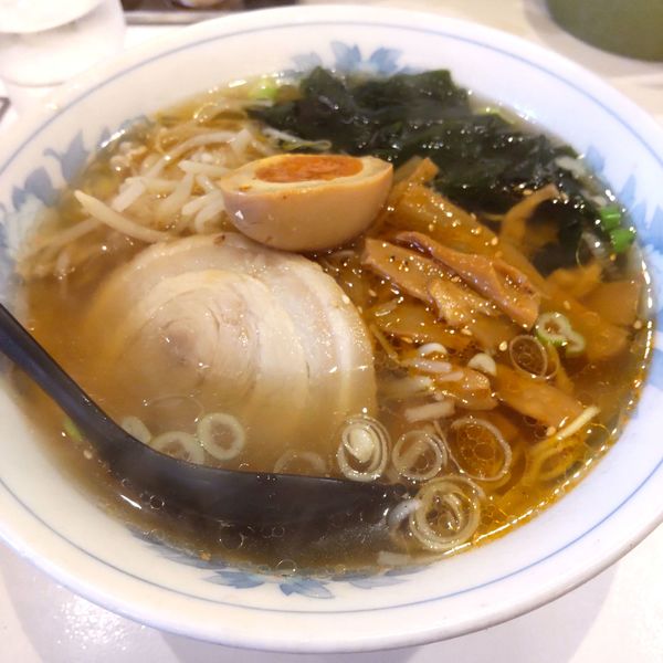 「支那麺(¥620)+メンマ(¥100)」@味の店 錦 浅草店の写真