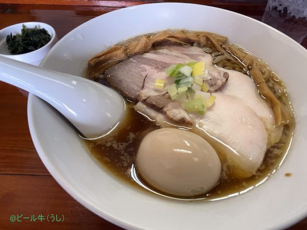 「特製醤油らぁ麺(1100円)」@無化調煮干しらぁ麺 誠実の写真