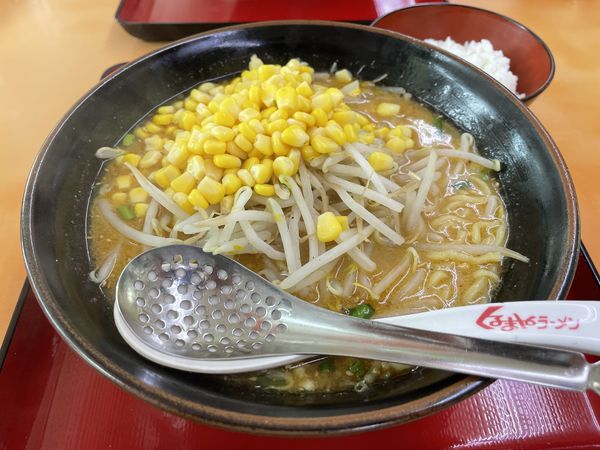 「味噌コーンラーメン」@くるまやラーメン 成田西三里塚店の写真