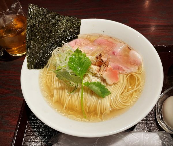 「真鯛清湯そば」@週末麺処 らくらひとしなの写真