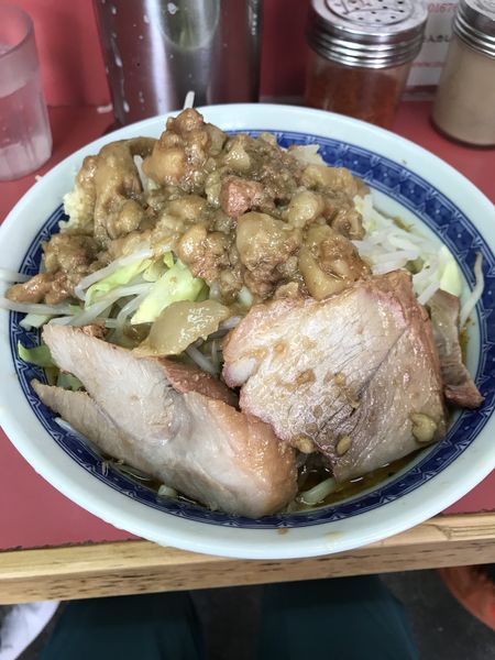 「小ラーメン　つけ味　汁なし」@ラーメン二郎 桜台駅前店の写真