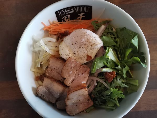 「風天レガシー(ver.2)＋半熟卵」@特製飯屋 Highwayの写真