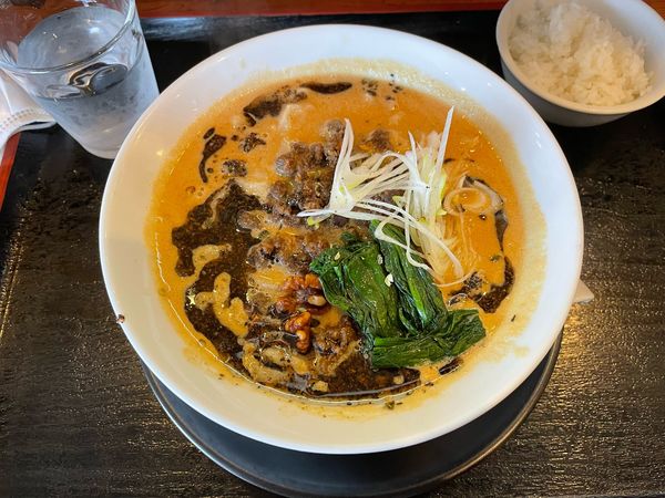 「鹿肉の汁なしタンタンメン」@麺創 なな家の写真