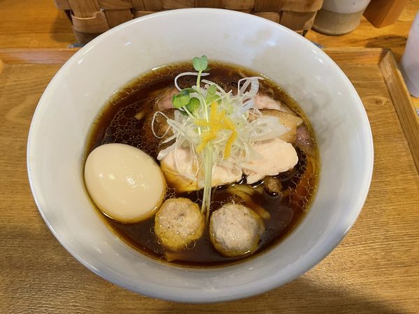 「特製中華そば」@中華蕎麦 はざまの写真