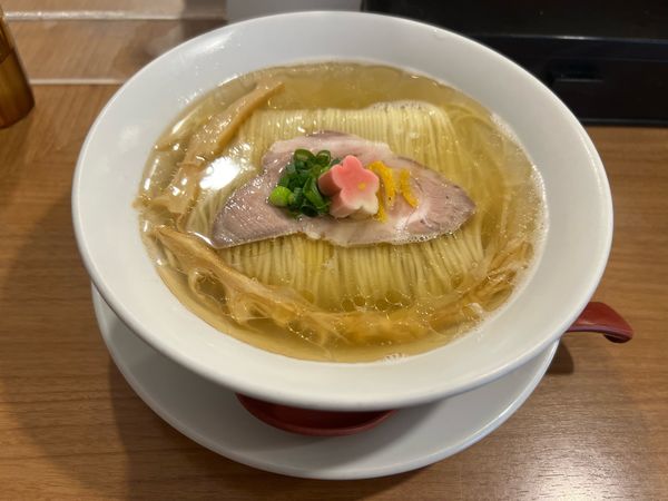 「鯛塩そば910円」@鯛塩そば 灯花 本店の写真