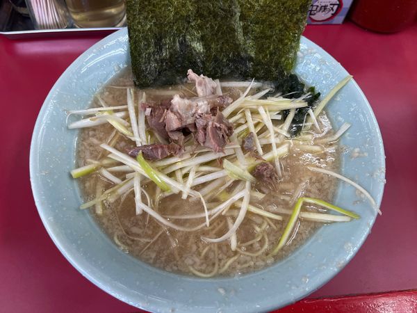 「中盛ネギラーメン　770円」@ラーメンショップ 牛久結束店の写真