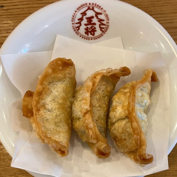 「揚げ餃子小3個210円他」@大阪王将 穴川インター店の写真